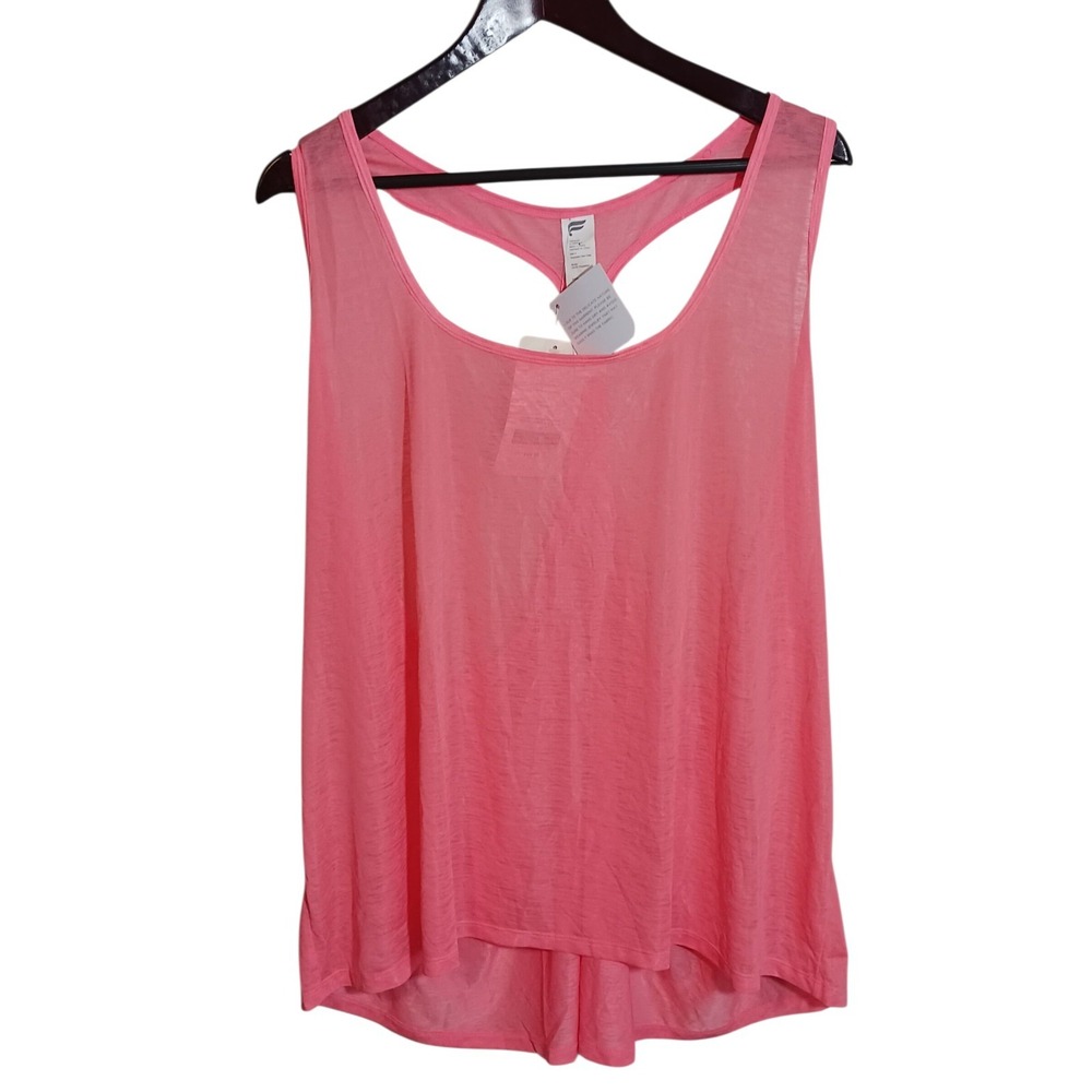 Fabletics Women's Racerback Tank‎ Size 4XL Pink NWT